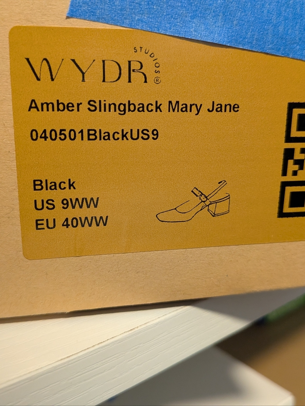 Slingback Mary Jane -NWB-9WW SUEDE Black - Picture 13 of 15
